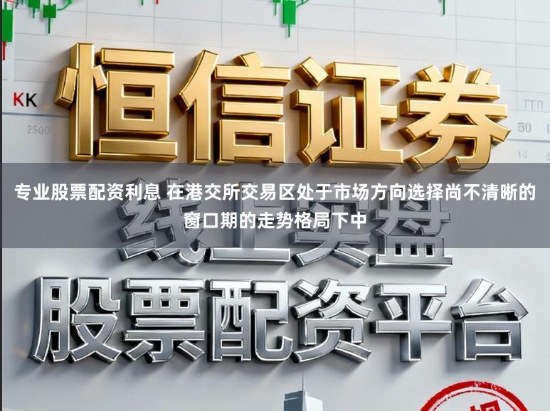 专业股票配资利息 在港交所交易区处于市场方向选择尚不清晰的窗口期的走势格局下中