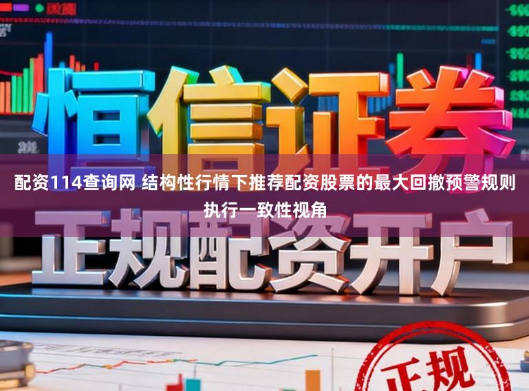配资114查询网 结构性行情下推荐配资股票的最大回撤预警规则执行一致性视角