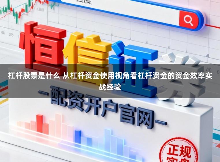 杠杆股票是什么 从杠杆资金使用视角看杠杆资金的资金效率实战经验