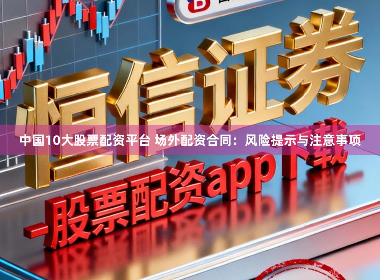 中国10大股票配资平台 场外配资合同：风险提示与注意事项