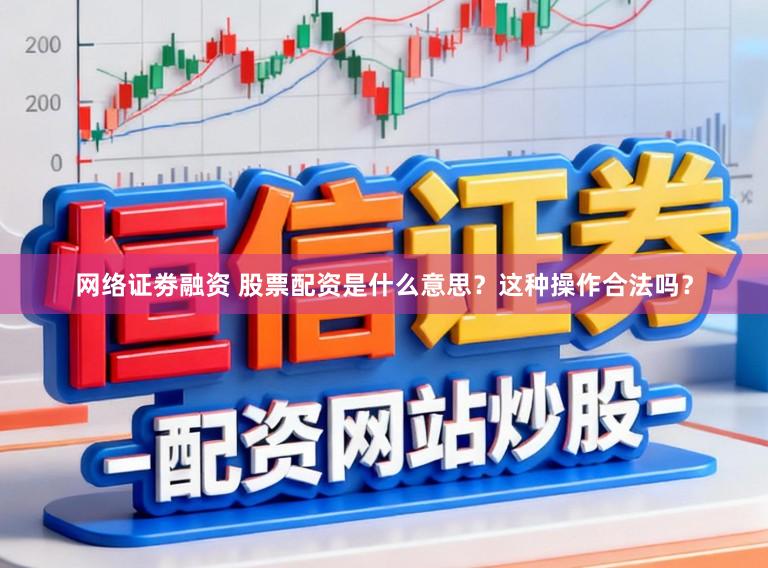 网络证劵融资 股票配资是什么意思？这种操作合法吗？
