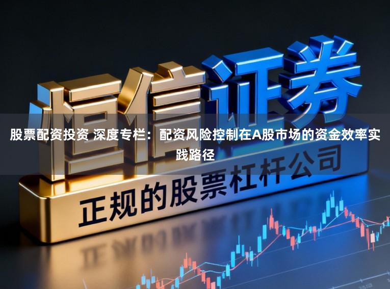 股票配资投资 深度专栏：配资风险控制在A股市场的资金效率实践路径